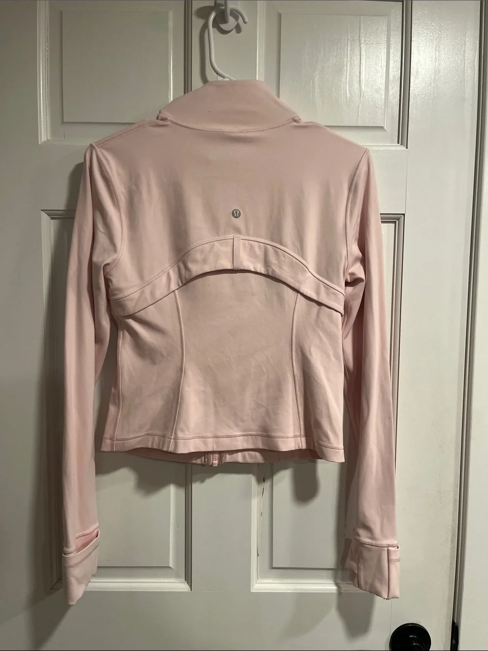 Lululemon Define Cropped Zip Up Jacket in Pink Size 8